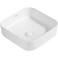 Раковина-чаша Abber Rechteck 39 Белая матовая арт-AC2211MW — фото 1, Раковины накладные