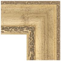 Зеркало Evoform Exclusive 92х62 с фацетом в багетной раме - Состаренное серебро с орнаментом 120 мм арт-BY 3428 — фото 3, Зеркала в ванную комнату