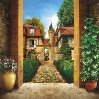 Фреска Ortograf Городской пейзаж 30432 Фактура бархат FX Флизелин (2,7*2,7) Разноцветный, Город арт-30432 (бархат FX) — фото 2, Фрески