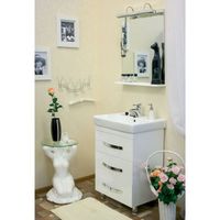 Тумба под раковину Sanflor Одри 60/2 Белая арт-Н0000000105 — фото 4, Тумбы под раковину