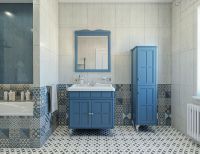 Товар: Тумба под раковину Caprigo Borgo 80 Синяя матовая арт-33412CH-B136 - фото 4 Тумба под раковину Caprigo Borgo 80 Синяя матовая арт-33412CH-B136 — фото 4, Тумбы под раковину