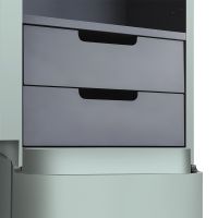 Шкаф пенал AM.PM Sensation 40 L подвесной Мятный арт-M30CHL0406GG — фото 6, Пеналы для ванной комнаты