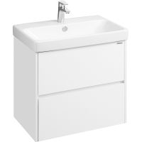 Тумба с раковиной Aquaton Сканди 70 подвесная Белая арт-1A2518K0SD010 — фото 1, Тумбы с раковиной