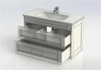 Товар: Тумба под раковину Aquanet Бостон М 100 Белая матовая арт-243781 - фото 5 Тумба под раковину Aquanet Бостон М 100 Белая матовая арт-243781 — фото 5, Тумбы под раковину