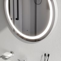 Зеркало AM.PM X-Joy 60 с подсветкой с ИК-сенсорным выключателем арт-M85AMOX0601WG — фото 4, Зеркала в ванную комнату