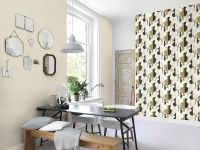 Обои RASCH Garden Винил на флизелине (0,53*10,05) Бежевый, Однотонные/Рогожка арт-690712 — фото 6, Обои для стен