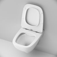 Унитаз AM.PM X-Joy подвесной с сиденьем Микролифт арт-C851701SC — фото 7, Подвесные унитазы