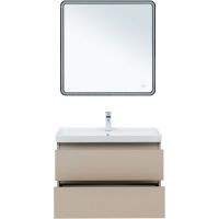 Тумба под раковину Aquanet Вега 2.0 80 подвесная Бежевая арт-337943 — фото 10, Тумбы под раковину