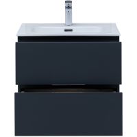 Тумба под раковину Aquanet Алвита New 60 подвесная Антрацит арт-277511 — фото 5, Тумбы под раковину