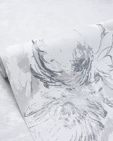 Обои Accento Alice Винил на флизелине (1,06*10,05) Серый/Черный, Цветы/Абстракция арт-287187 — фото 3, Обои для стен