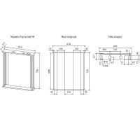 Товар: Зеркало Sanflor Бруклин 60 с подсветкой Бетон Пайн экзотик с клавишным выключателем арт-С08253 - фото 3 Зеркало Sanflor Бруклин 60 с подсветкой Бетон Пайн экзотик с клавишным выключателем арт-С08253 — фото 3, Зеркала в ванную комнату