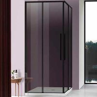 Душевой уголок Vincea Slim-N 100x80 профиль Черный стекло тонированное арт-VSS-4SN8010CGB — фото 1, Прямоугольные душевые уголки