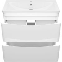 Тумба с раковиной Misty Атлантик 80 подвесная Белая арт-УТ000011692 — фото 3, Тумбы с раковиной