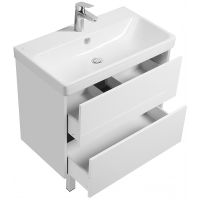 Тумба под раковину Aquaton Сканди 80 подвесная Белая арт-1A283001SD010 — фото 7, Тумбы под раковину