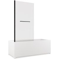 Товар: Шторка на ванну Allen Brau Priority 80 профиль Черный браш стекло прозрачное арт-3.31022.BBA - фото 3 Шторка на ванну Allen Brau Priority 80 профиль Черный браш стекло прозрачное арт-3.31022.BBA — фото 3, Шторки для ванной распашные