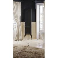 Шкаф пенал Aqwella 5 Stars La Donna 40 Черный арт-LAD0504BLK — фото 2, Пеналы для ванной комнаты