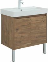 Тумба под раковину Aquanet Nova Lite 75 подвесная Дуб рустикальный арт-298852 — фото 8, Тумбы под раковину