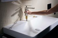 Смеситель для раковины Hansgrohe Tecturis E Хром арт-73010000 — фото 7, Смесители для раковины