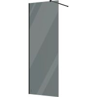 Душевая перегородка STWORKI Берген 80 MV-BE-80-BL-T профиль Черный матовый стекло тонированное арт-583053 — фото 3, Душевые перегородки