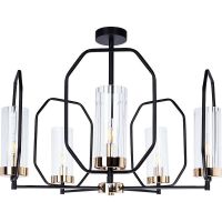 Товар: Люстра Artelamp Celaeno Прозрачная Бронза Черная арт-A7004PL-5BK - фото 1 Люстра Artelamp Celaeno Прозрачная Бронза Черная арт-A7004PL-5BK — фото 1, Люстры