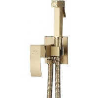 Гигиенический душ со смесителем Abber Wasserfall Золото матовое арт-AF8625G — фото 1, Гигиенические души