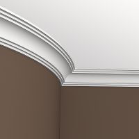 Карниз гибкий Европласт 1.50.199 2000x73x72 мм арт-1.50.199 (гибкий) — фото 2, Карнизы