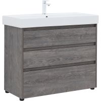 Тумба под раковину Aquanet Nova Lite 100 Дуб рошелье арт-302479 — фото 1, Тумбы под раковину