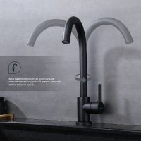 Смеситель для кухни Splenka Черный матовый арт-S201.40.06 — фото 2, Смесители для кухни