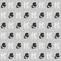 Обои AS Creation Karl Lagerfeld Винил на флизелине (0,53*10,05) Серый/Черный, Люди/Буквы арт-37842-4 — фото 1, Обои для стен