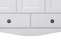 Комплект мебели для ванной ASB-Woodline Салерно 80 Белый с патиной Серебро арт-9696+16696+9691 — фото 5, Комплекты мебели для ванной