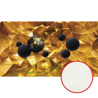 Товар: Фреска Ortograf 3D 21097 Фактура флок FLK Флизелин (4,8*2,7) Золото/Черный, Абстракция арт-21097 (флок FLK) - фото 1 Фреска Ortograf 3D 21097 Фактура флок FLK Флизелин (4,8*2,7) Золото/Черный, Абстракция арт-21097 (флок FLK) — фото 1, Фрески