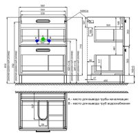 Тумба с раковиной Iddis Brick 60 Белая арт-BRI60WFi95K — фото 10, Тумбы с раковиной