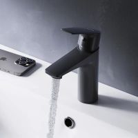 Смеситель для раковины AM.PM Gem Черный арт-F90A02122 — фото 8, Смесители для раковины