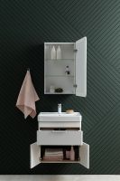 Тумба с раковиной Aquanet Ирис new 60 подвесная Белый глянец арт-312425 — фото 11, Тумбы с раковиной