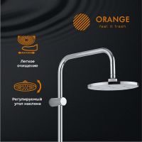 Душевая система Orange Хром арт-S11cr — фото 2, Душевые стойки