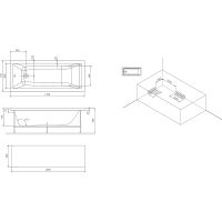 Товар: Акриловая ванна STWORKI Карлстад 170x75 без гидромассажа арт-563281 - фото 8 Акриловая ванна STWORKI Карлстад 170x75 без гидромассажа арт-563281 — фото 8, Акриловые ванны