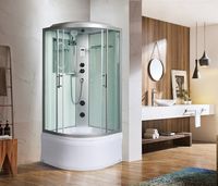 Душевая кабина WeltWasser WW500 Halle 804 80x80 профиль Хром стекло прозрачное арт-10000003247 — фото 2, Душевые кабины