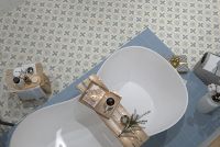 Керамогранит Revoir Paris Bel Histoire Uni Bleu Paon 15х15 см арт-VVS1515_050 — фото 2, Керамогранит