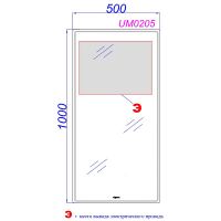 Зеркало Aqwella UM 50 с подсветкой с сенсорным выключателем арт-UM0205 — фото 5, Зеркала в ванную комнату