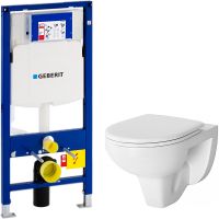 Комплект унитаза Damixa Jupiter DX77C1738SC с инсталляцией Geberit Duofix Sigma UP320 111.300.00.5 с сиденьем Микролифт арт-DX77C1738SC+111.300.00.5 — фото 1, Комплекты унитаз + инсталляция