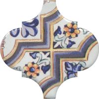 Керамический декор Kerama Marazzi Арабески Майолика орнамент OP\A161\65000 6,5х6,5 см арт-OP\A161\65000 — фото 1, Керамическая плитка