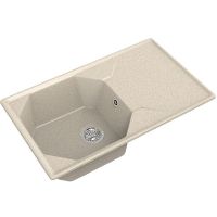 Кухонная мойка GranFest Unique GF-евая арт-U-840L беж — фото 1, Кухонные мойки