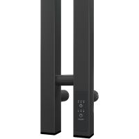 Электрический полотенцесушитель Point Гермес П3 80x1200 диммер справа Графит блеск арт-PN13812GB — фото 3, Электрические полотенцесушители