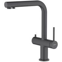 Смеситель для кухни Aquatek Европа Черный матовый арт-AQ1385MB — фото 1, Смесители для кухни