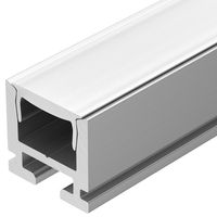 Профиль алюминиевый Arlight Pik накладной для контурной подсветки Серебристый арт-029089 — фото 1, Профили для светодиодных лент