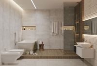 Товар: Керамическая плитка Eurotile Lexington Beige настенная 32,5х100 см арт-752 LXN2BG - фото 2 Керамическая плитка Eurotile Lexington Beige настенная 32,5х100 см арт-752 LXN2BG — фото 2, Керамическая плитка