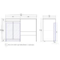 Тумба под раковину Vigo Urban 60 Белая арт-tn.URB.60.2D — фото 12, Тумбы под раковину