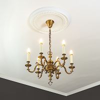 Розетка потолочная Европласт 615x50x615 мм арт-1.56.031 — фото 2, Розетки потолочные