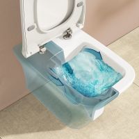 Унитаз Vitra Zentrum Square подвесной без сиденья арт-7484B003-0075 — фото 8, Подвесные унитазы