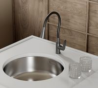 Смеситель для кухни Splenka Графит матовый Черный арт-S41.43.09 — фото 2, Смесители для кухни